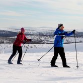 Nordic Ski Lesson with an instructor, from Kakslauttanen