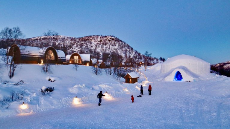 Snow hotel i Kirkenes